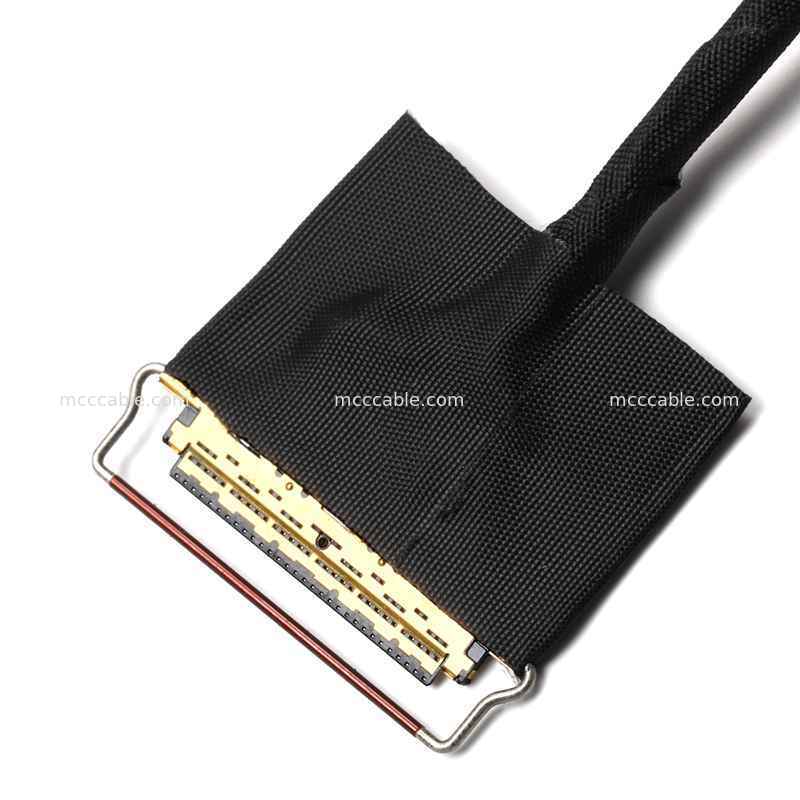 تخصیص 20453 50Pin تا 30Pin Micro Coax Display Cable Assembly برای صفحه های راننده LCD