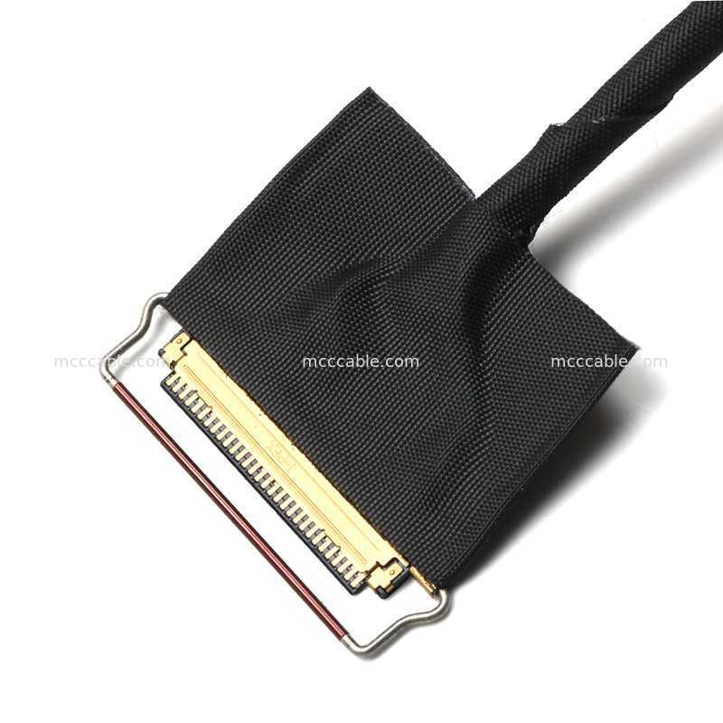 تخصیص 20453 50Pin تا 30Pin Micro Coax Display Cable Assembly برای صفحه های راننده LCD