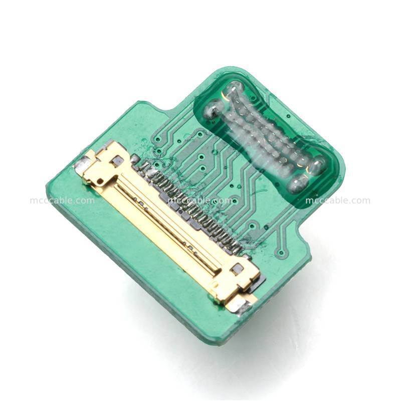Custom Micro HDMI to Mini HDMI Micro Coax Cable Assembly for Embedded Display Systems