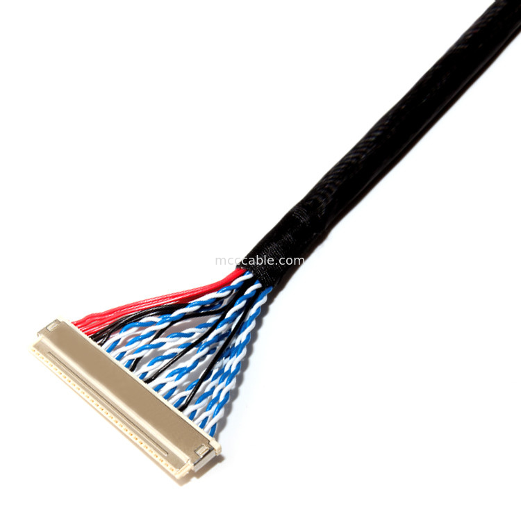 FI X30H Lvds 30 پین 30 32 36 AWG JAE کانکتور برای پنل ال سی دی کانکتور صفحه نمایش lvds