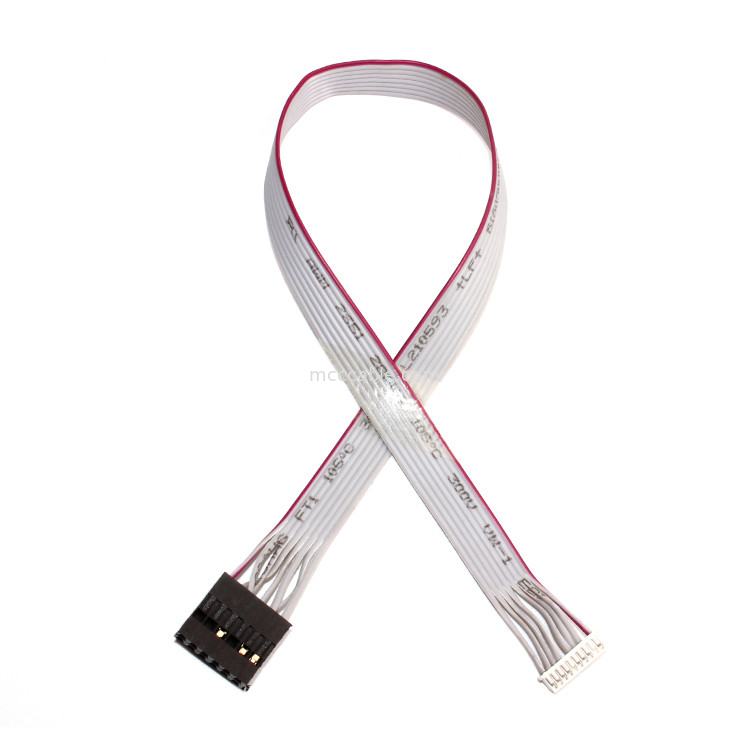 کابل روبان انعطاف پذیر تخت IDC 12 PIN DF19 تا JST RF برای کابل برق PCBA