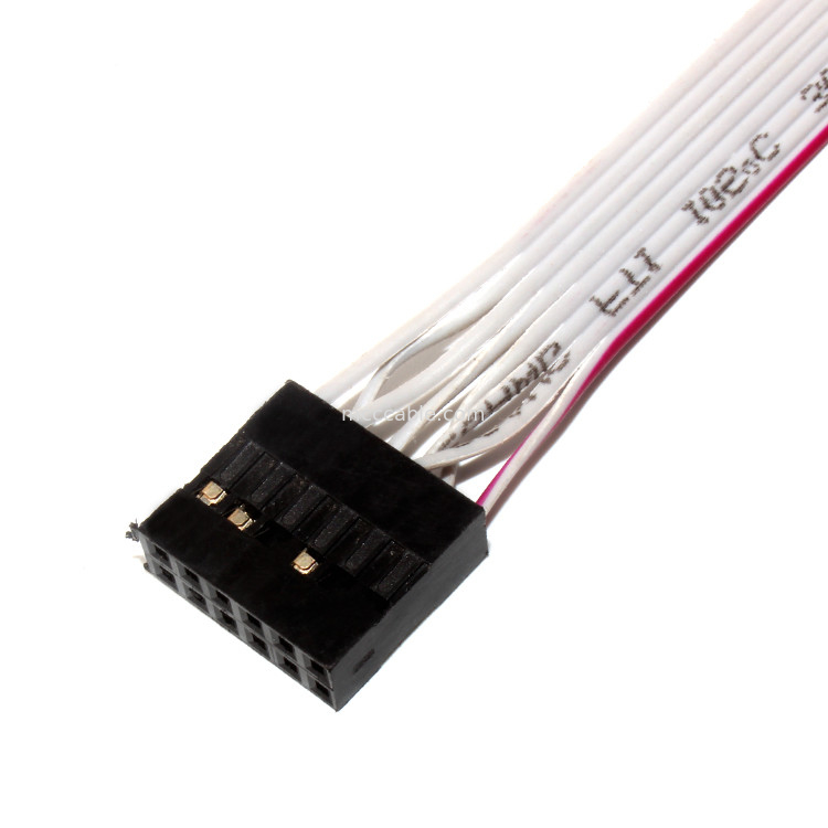 کابل روبان انعطاف پذیر تخت IDC 12 PIN DF19 تا JST RF برای کابل برق PCBA