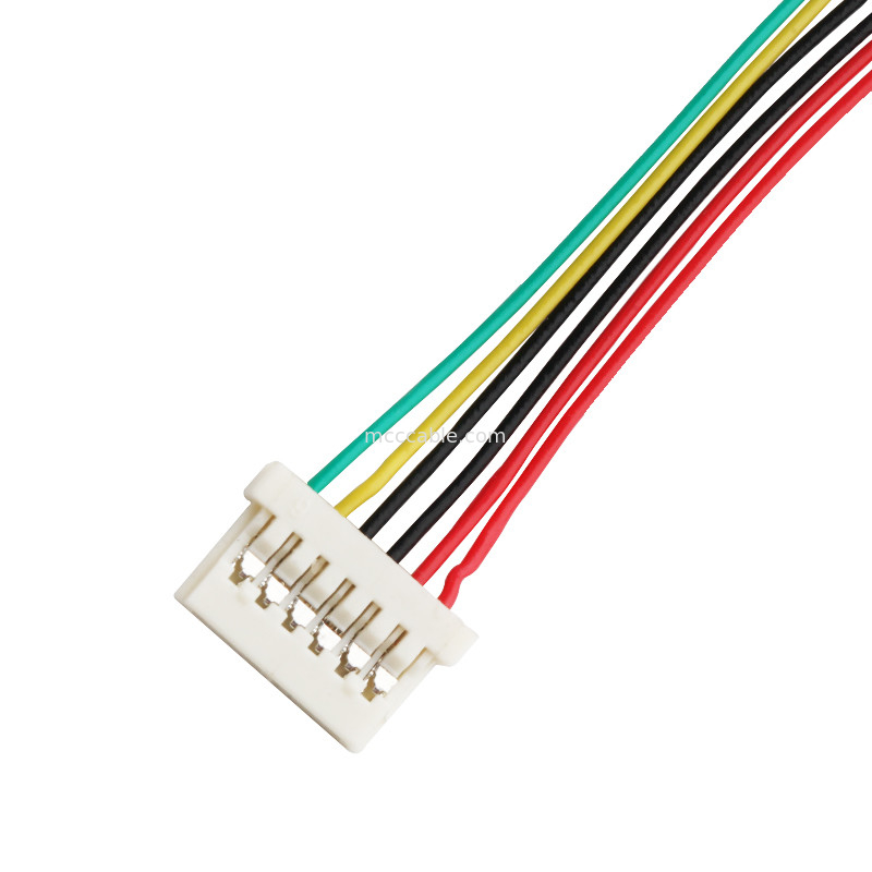 کانکتور صفحه نمایش lvds 6DS 1.25mm Pitch  DF14 Lvds Cable Crimping 6 Pin