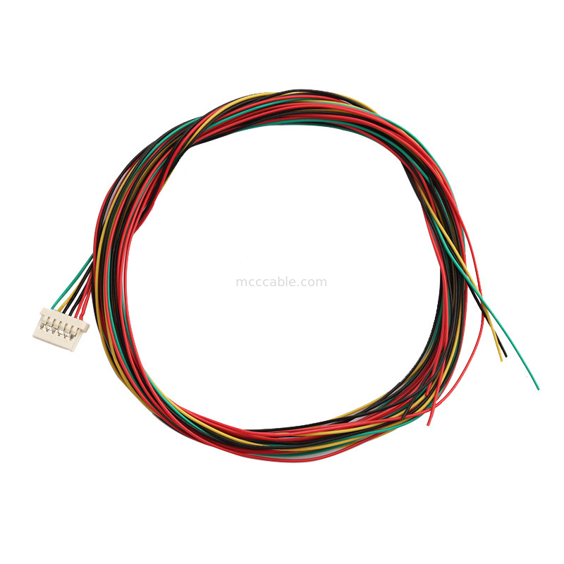 کانکتور صفحه نمایش lvds 6DS 1.25mm Pitch  DF14 Lvds Cable Crimping 6 Pin