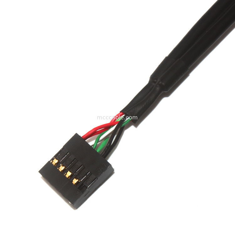 10 پین 30AWG مونتاژ کابل پیچ Molex 2.54 میلی متر 150 میلی متر طول Molex 22-55-2101