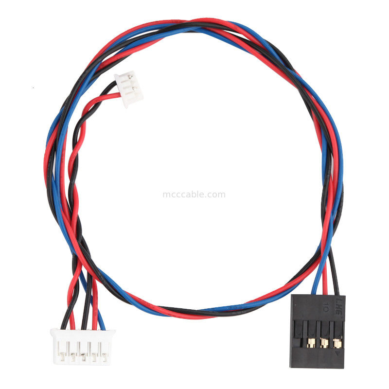 JST PHR-5P Harness Cable Assembly Dupont 4p To Molex 51021-04p طول 100 میلی متر