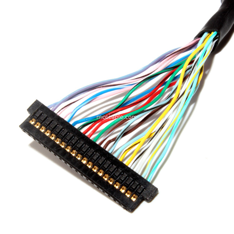 ال سی دی کانکتور LVDS Cable Assembly 1.0mm Pitch 32AWG  DF13-20DS-1.25C