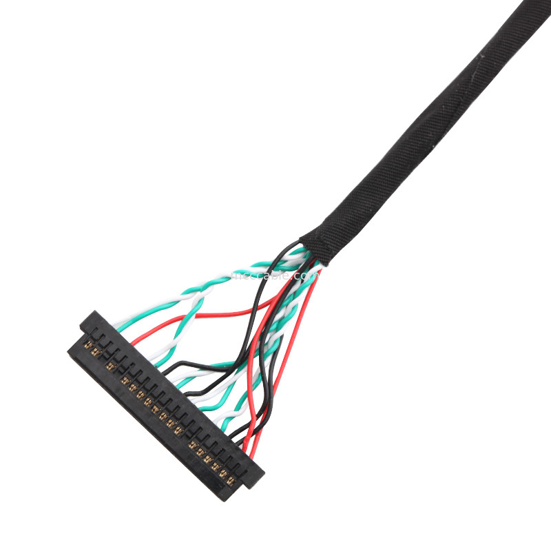کانکتور نمایشگر lvds 30 پین LVDS Cable WL1258h-20P TO  DF13-2