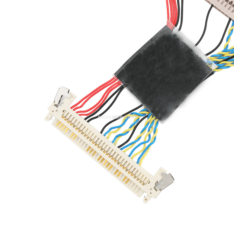 مونتاژ کابل  Df14-30s-1.25c 30 پین To Jae Fi-X30 30pin Lvds Edp